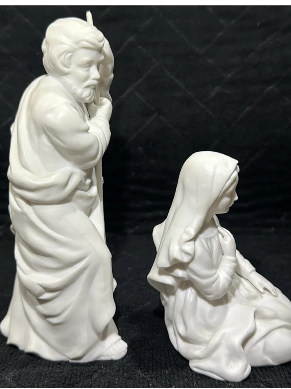 Vintage 1981 Avon Nativity Collectibles Holy Family 3 Porcelain Figure Set